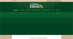 Desktop Screenshot of academia-lanzarote.com
